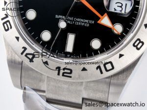 Explorer II 42mm 226570 904L SS QF 1:1 Best Edition Black Dial on Bracelet SH3285-2 CHS - Image 12
