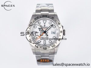 Explorer II 42mm 226570 904L SS QF 1:1 Best Edition White Dial on Bracelet SH3285-2 CHS