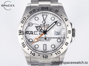 Explorer II 42mm 226570 904L SS QF 1:1 Best Edition White Dial on Bracelet SH3285-2 CHS - Image 2