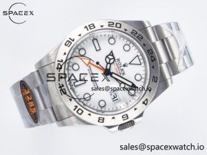 Explorer II 42mm 226570 904L SS QF 1:1 Best Edition White Dial on Bracelet SH3285-2 CHS - Image 7