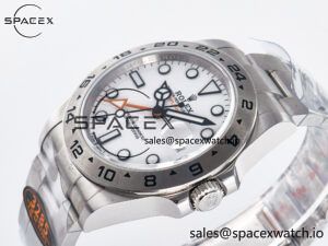 Explorer II 42mm 226570 904L SS QF 1:1 Best Edition White Dial on Bracelet SH3285-2 CHS - Image 5