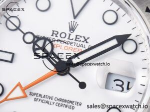 Explorer II 42mm 226570 904L SS QF 1:1 Best Edition White Dial on Bracelet SH3285-2 CHS - Image 9