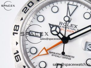 Explorer II 42mm 226570 904L SS QF 1:1 Best Edition White Dial on Bracelet SH3285-2 CHS - Image 11