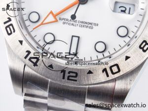 Explorer II 42mm 226570 904L SS QF 1:1 Best Edition White Dial on Bracelet SH3285-2 CHS - Image 12