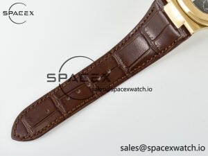 Nautilus 5712 RG PPF 1:1 Best Edition Brown Dial on Brown Leather Strap A240 Super Clone V2 - Image 25