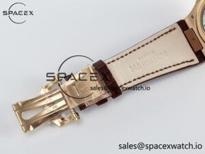 Nautilus 5712 RG PPF 1:1 Best Edition Brown Dial on Brown Leather Strap A240 Super Clone V2 - Image 28
