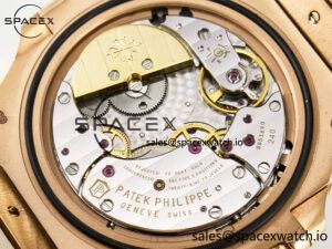 Nautilus 5712 RG PPF 1:1 Best Edition Brown Dial on Brown Leather Strap A240 Super Clone V2 - Image 20