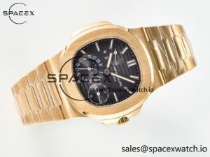 Nautilus 5712 RG PPF 1:1 Best Edition Brown Dial on RG Bracelet A240 Super Clone V2 - Image 7