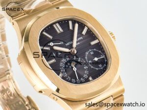 Nautilus 5712 RG PPF 1:1 Best Edition Brown Dial on RG Bracelet A240 Super Clone V2 - Image 3