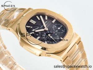 Nautilus 5712 RG PPF 1:1 Best Edition Brown Dial on RG Bracelet A240 Super Clone V2 - Image 6