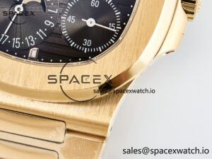 Nautilus 5712 RG PPF 1:1 Best Edition Brown Dial on RG Bracelet A240 Super Clone V2 - Image 13