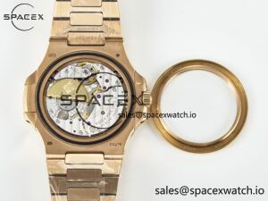 Nautilus 5712 RG PPF 1:1 Best Edition Brown Dial on RG Bracelet A240 Super Clone V2 - Image 18