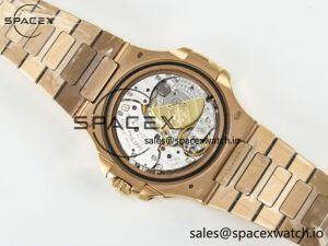 Nautilus 5712 RG PPF 1:1 Best Edition Brown Dial on RG Bracelet A240 Super Clone V2 - Image 19