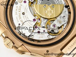 Nautilus 5712 RG PPF 1:1 Best Edition Brown Dial on RG Bracelet A240 Super Clone V2 - Image 20