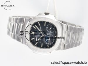 Nautilus 5712 Tiffany PPF 1:1 Best Edition Blue Dial on SS Bracelet A240 Super Clone V2 - Image 8