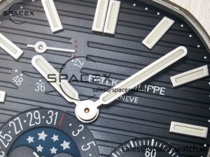 Nautilus 5712 Tiffany PPF 1:1 Best Edition Blue Dial on SS Bracelet A240 Super Clone V2 - Image 9