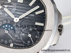 Nautilus 5712 Tiffany PPF 1:1 Best Edition Blue Dial on SS Bracelet A240 Super Clone V2 - Image 11