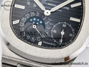 Nautilus 5712 Tiffany PPF 1:1 Best Edition Blue Dial on SS Bracelet A240 Super Clone V2 - Image 12