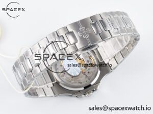 Nautilus 5712 Tiffany PPF 1:1 Best Edition Blue Dial on SS Bracelet A240 Super Clone V2 - Image 16