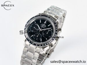 Speedmaster Racing Master SS HKF Best Edition Black Dial on SS Bracelet A7750 - Image 4