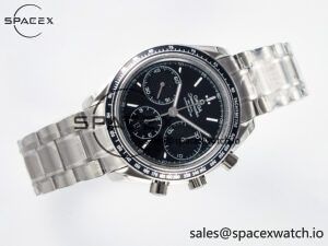 Speedmaster Racing Master SS HKF Best Edition Black Dial on SS Bracelet A7750 - Image 7