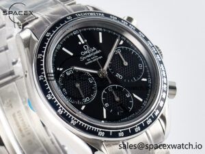 Speedmaster Racing Master SS HKF Best Edition Black Dial on SS Bracelet A7750 - Image 3