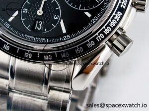 Speedmaster Racing Master SS HKF Best Edition Black Dial on SS Bracelet A7750 - Image 13