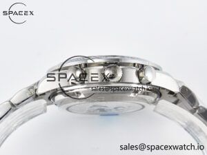 Speedmaster Racing Master SS HKF Best Edition Black Dial on SS Bracelet A7750 - Image 15