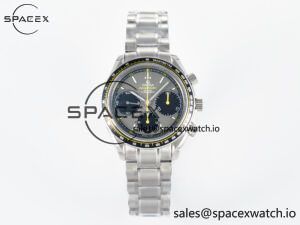 Speedmaster Racing Master SS HKF Best Edition Gray/Black Dial on SS Bracelet A7750