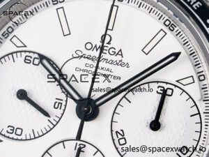 Speedmaster Racing Master SS HKF Best Edition White Dial on SS Bracelet A7750 - Image 9