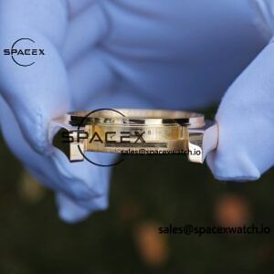 40mm Rolex Day Date m 228238 CNC Craft Customized 18K Gold Case Strap, Customized Black Dial Pointer Calendar Week - Image 18