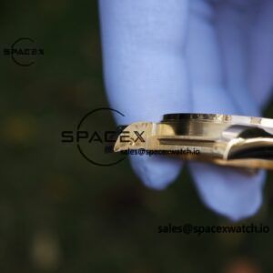 40mm Rolex Day Date m 228238 CNC Craft Customized 18K Gold Case Strap, Customized Black Dial Pointer Calendar Week - Image 19