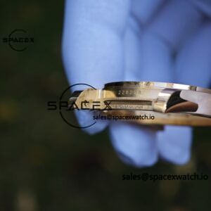 40mm Rolex Day Date m 228238 CNC Craft Customized 18K Gold Case Strap, Customized Black Dial Pointer Calendar Week - Image 20