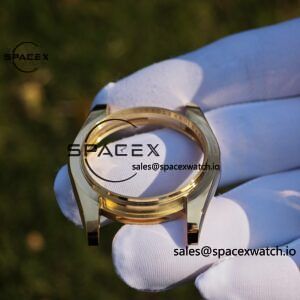 40mm Rolex Day Date m 228238 CNC Craft Customized 18K Gold Case Strap, Customized Black Dial Pointer Calendar Week - Image 36