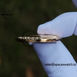 40mm Rolex Day Date m 228238 CNC Craft Customized 18K Gold Case Strap, Customized Black Dial Pointer Calendar Week - Image 67