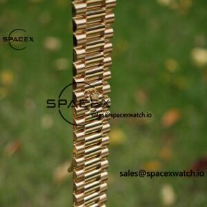 40mm Rolex Day Date m 228238 CNC Craft Customized 18K Gold Case Strap, Customized Black Dial Pointer Calendar Week - Image 84