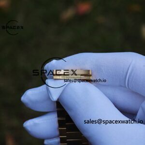 40mm Rolex Day Date m 228238 CNC Craft Customized 18K Gold Case Strap, Customized Black Dial Pointer Calendar Week - Image 87