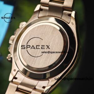 Rolex Daytona Series 116595RBOW Rainbow Di 1:1 Customized 18K Pure Gold Case, Strap, Buckle, Customized Best True Diamond Dial, Hands, Natural Sapphire Rainbow Outer Ring, Dandong 4130 Movement - Image 34