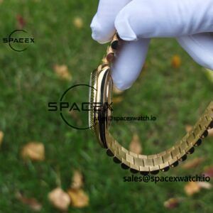 40mm Rolex Day Date m 228238 CNC Craft Customized 18K Gold Case Strap, Customized Black Dial Pointer Calendar Week - Image 105