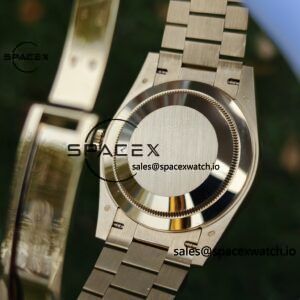 40mm Rolex Day Date m 228238 CNC Craft Customized 18K Gold Case Strap, Customized Black Dial Pointer Calendar Week - Image 101