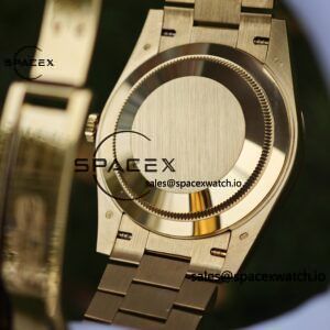 40mm Rolex Day Date m 228238 CNC Craft Customized 18K Gold Case Strap, Customized Black Dial Pointer Calendar Week - Image 100