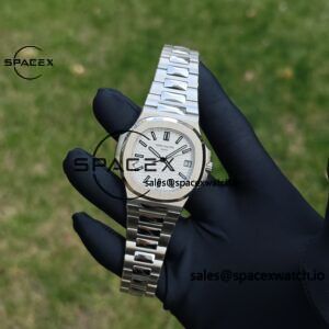 (Advanced Customization) 1: 1. Best Customization Patek Philippe 5711 White Dial, Best Alternative for Dial Needle Calendar, PPM324 Integrated Movement Customization, Secondary Polishing and Grinding of Case and Strap - Image 4