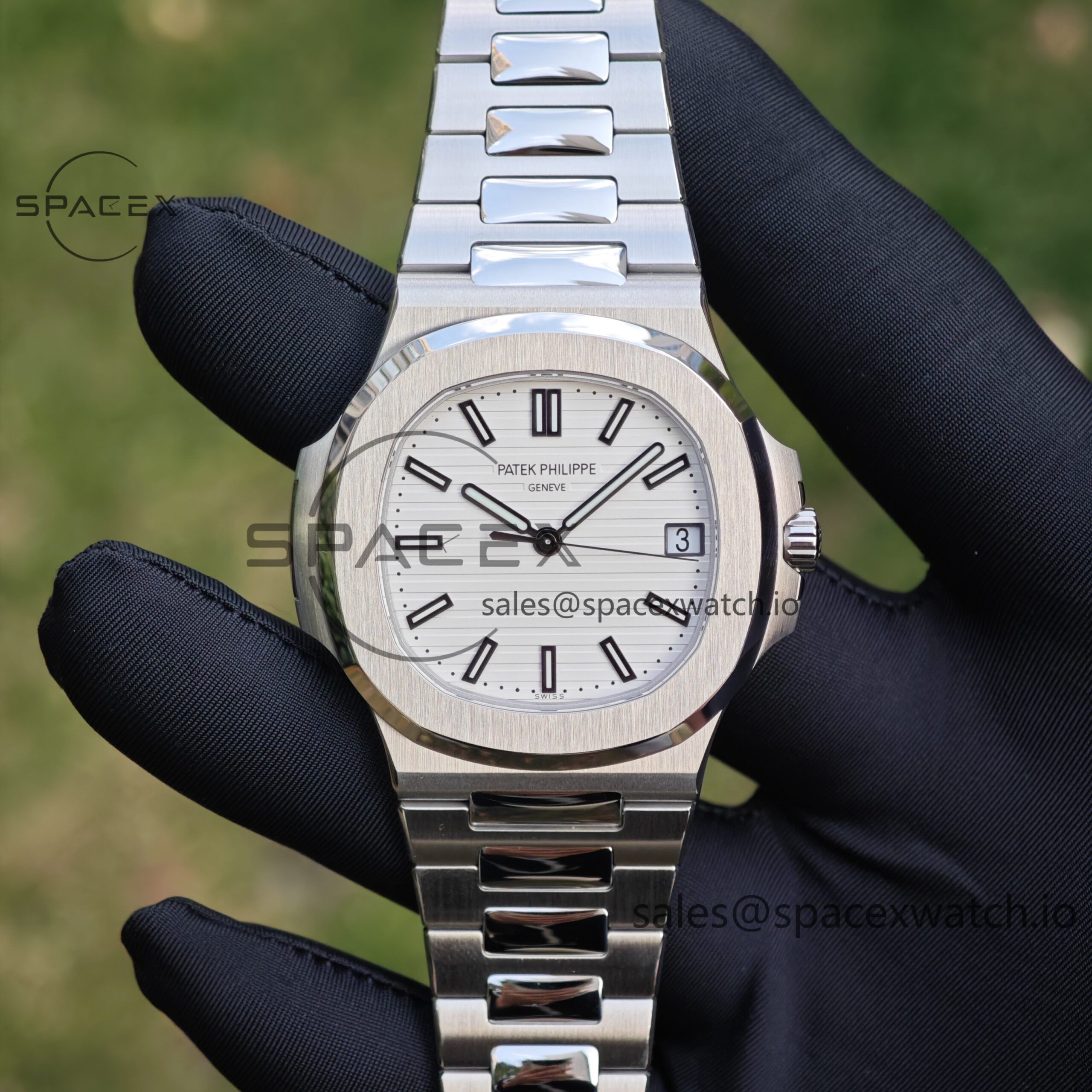 IMG_20250114_163346 (Advanced Customization) 1: 1. Best Customization Patek Philippe 5711 White Dial, Best Alternative for Dial Needle Calendar, PPM324 Integrated Movement Customization, Secondary Polishing and Grinding of Case and Strap - Image 1