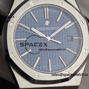 Audemars Piguet AP15400 blue dial, customized best alternative blue dial, replaces hands, case and strap for secondary polishing and grinding, 3120 integrated movement - Image 8