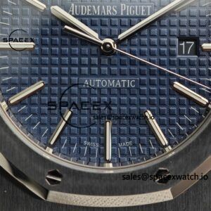 Audemars Piguet AP15400 blue dial, customized best alternative blue dial, replaces hands, case and strap for secondary polishing and grinding, 3120 integrated movement - Image 11