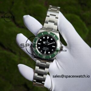 Rolex Submariner 126610 LV 41mm Calendar free Green Water Ghost, custom green ceramic outer ring, best substitute pointer, case and strap secondary polishing treatment - Image 4