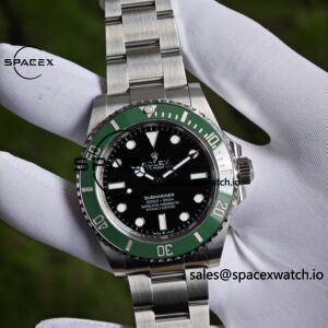Rolex Submariner 126610 LV 41mm Calendar free Green Water Ghost, custom green ceramic outer ring, best substitute pointer, case and strap secondary polishing treatment - Image 6