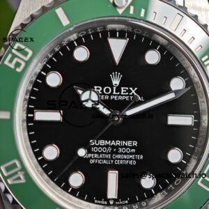 Rolex Submariner 126610 LV 41mm Calendar free Green Water Ghost, custom green ceramic outer ring, best substitute pointer, case and strap secondary polishing treatment - Image 10