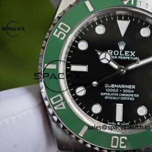Rolex Submariner 126610 LV 41mm Calendar free Green Water Ghost, custom green ceramic outer ring, best substitute pointer, case and strap secondary polishing treatment - Image 11