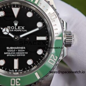 Rolex Submariner 126610 LV 41mm Calendar free Green Water Ghost, custom green ceramic outer ring, best substitute pointer, case and strap secondary polishing treatment - Image 13